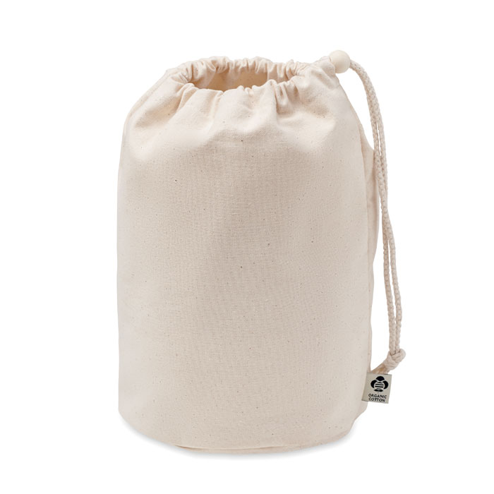 Organic Cotton Medium Accessory Storage Bag - Abbey Lane End