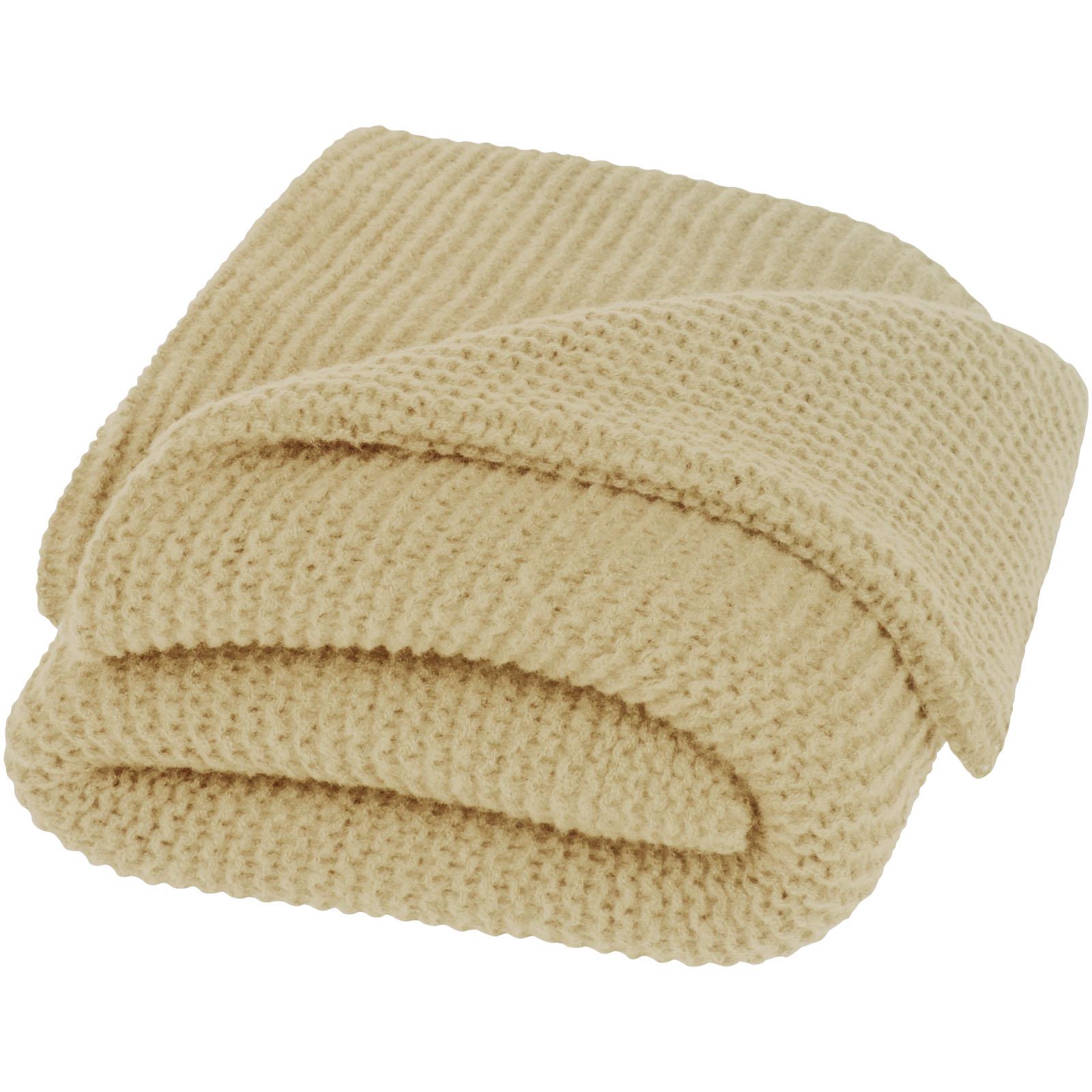 Elegant Knitted Blanket - Alverstoke - Beer