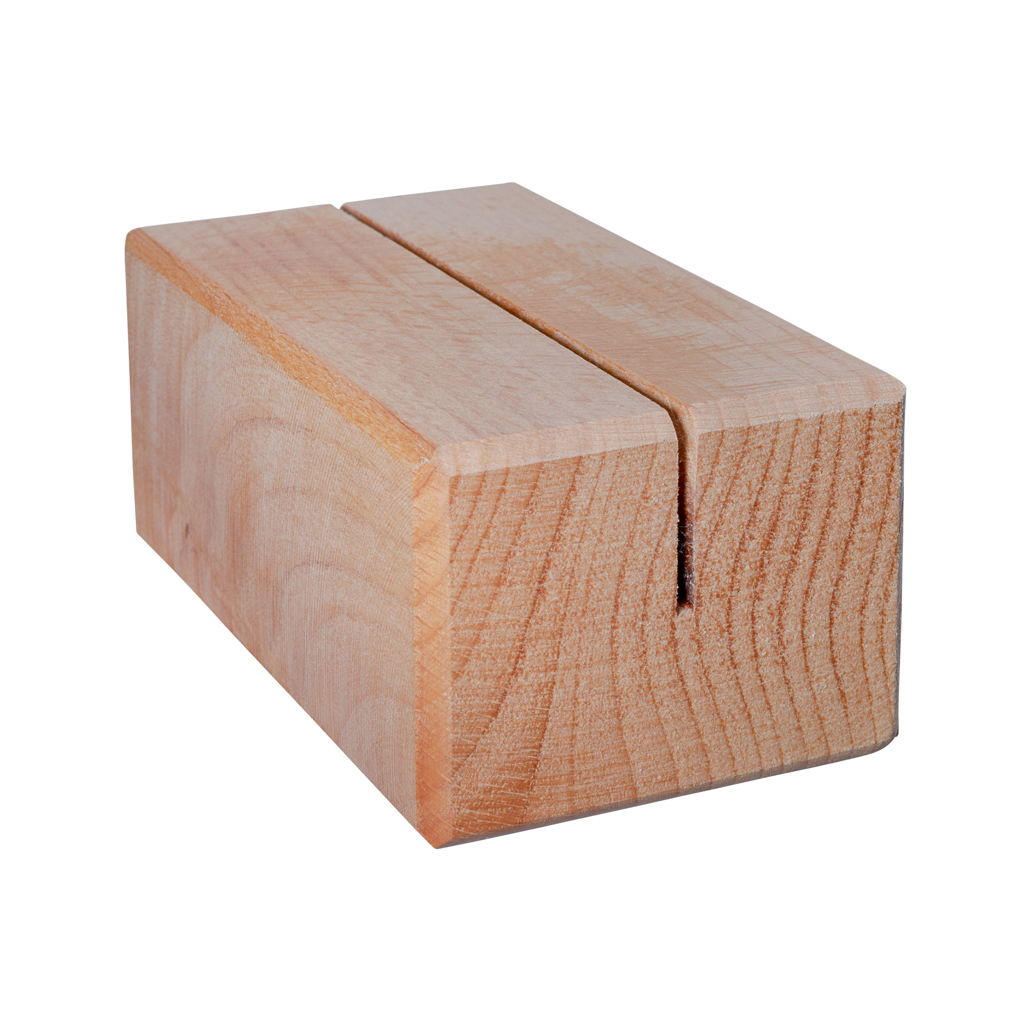 Beech Elegance Menu Holder - Shoreham-by-Sea bedrukken met logo