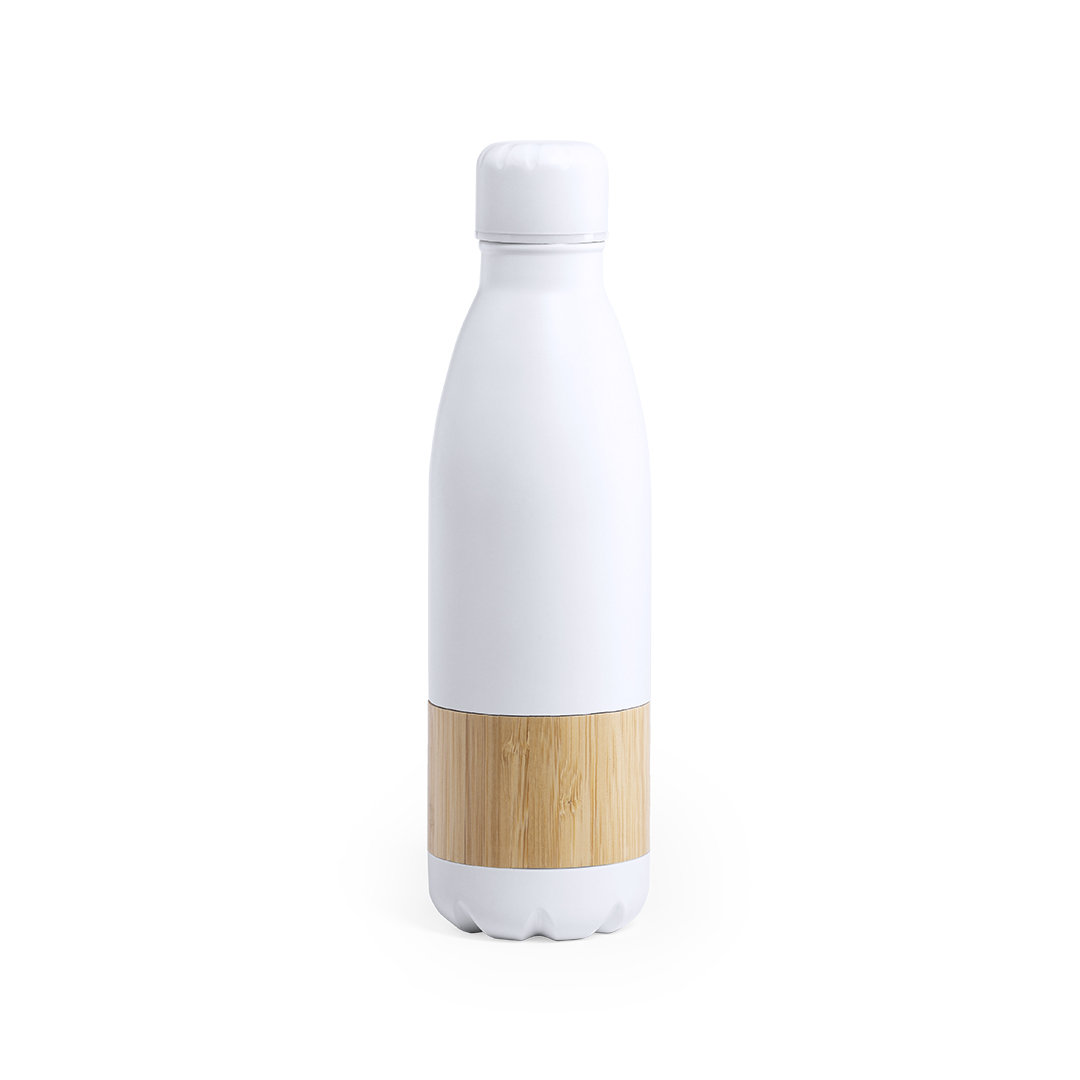 Eco-Friendly Stainless Steel Bamboo Band Water Bottle - Kingston