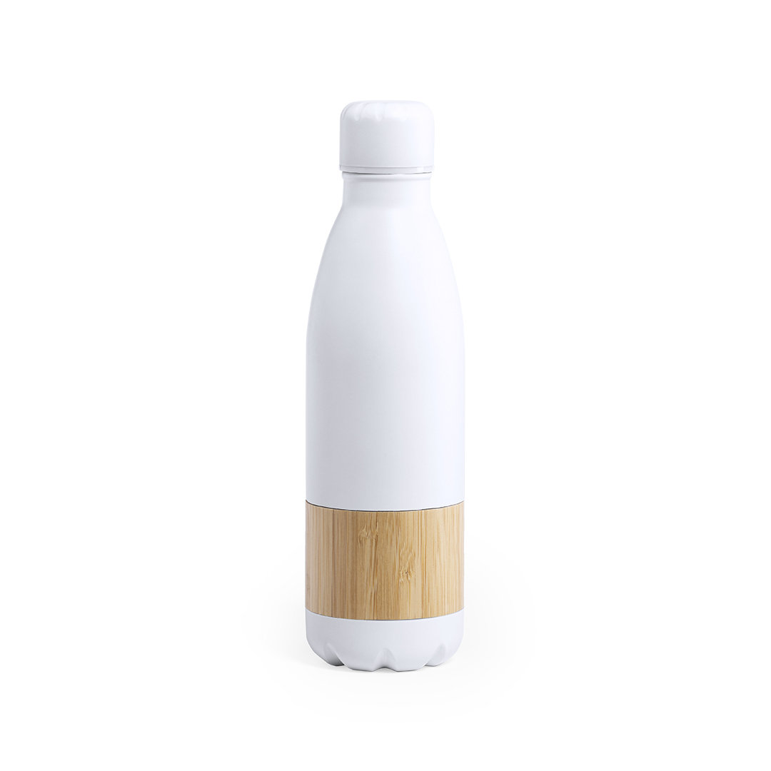 Eco-Friendly Stainless Steel Bamboo Band Water Bottle 750ml - Kingston