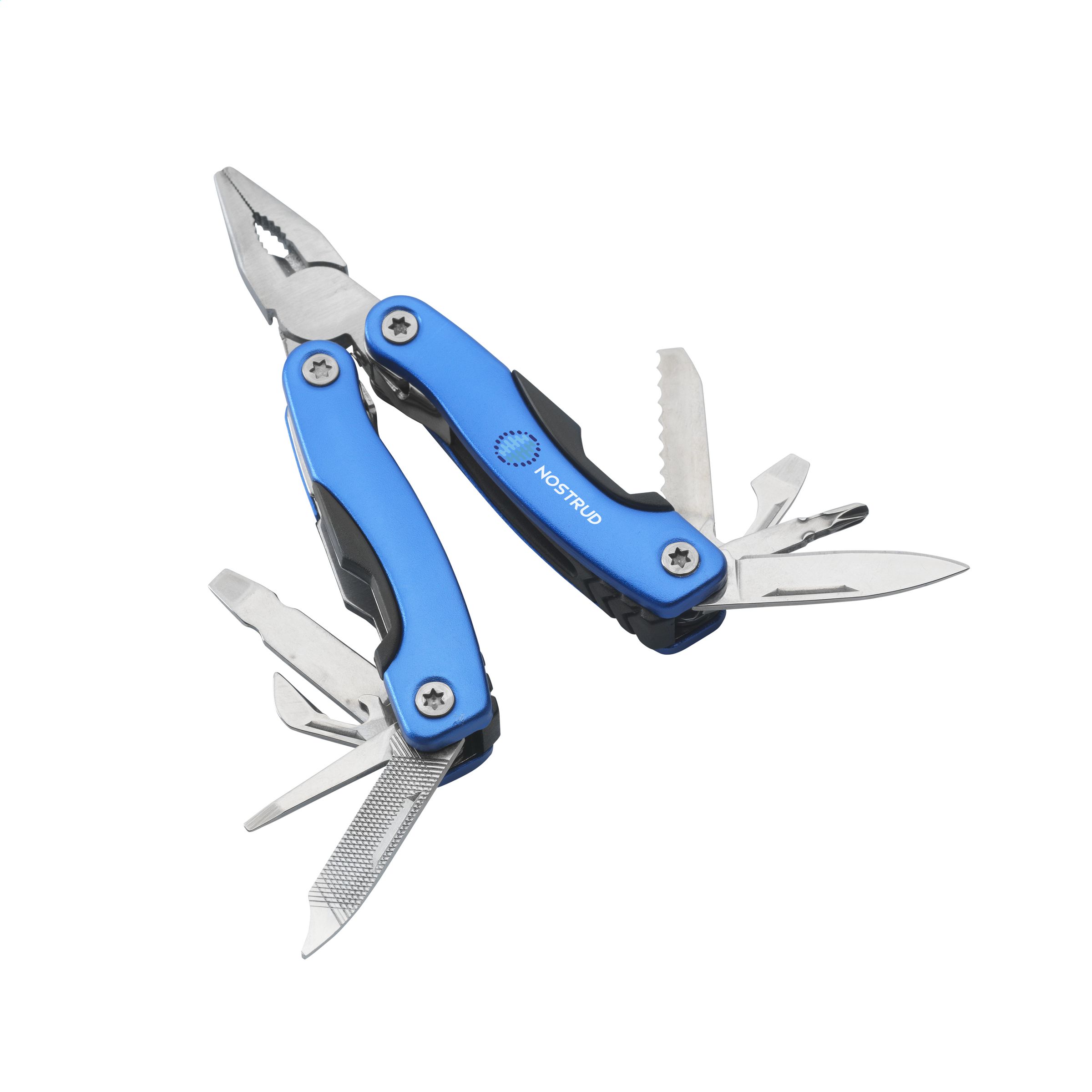 Compact stainless steel multi-tool with an aluminum handle - Curzon Park