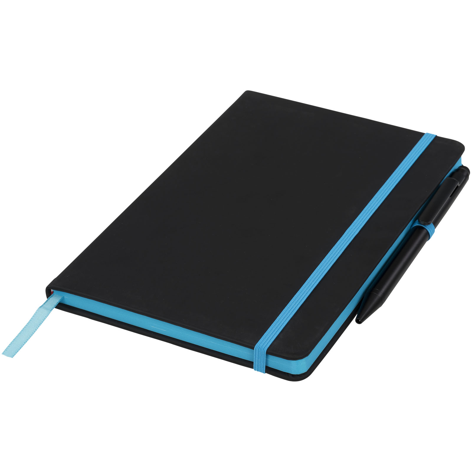 Textured Black Notebook - Cotton in the Elms - Pitlochry