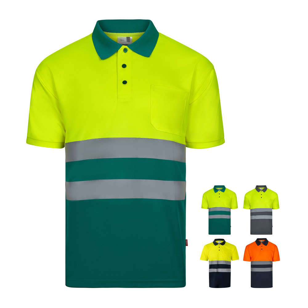 Reflective Stripe Polo Shirt - Inchnadamph