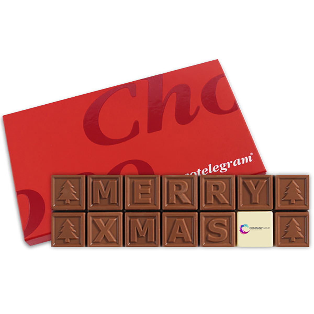Frohe Weihnachten Schokoladenkarte - Neusiedl am See