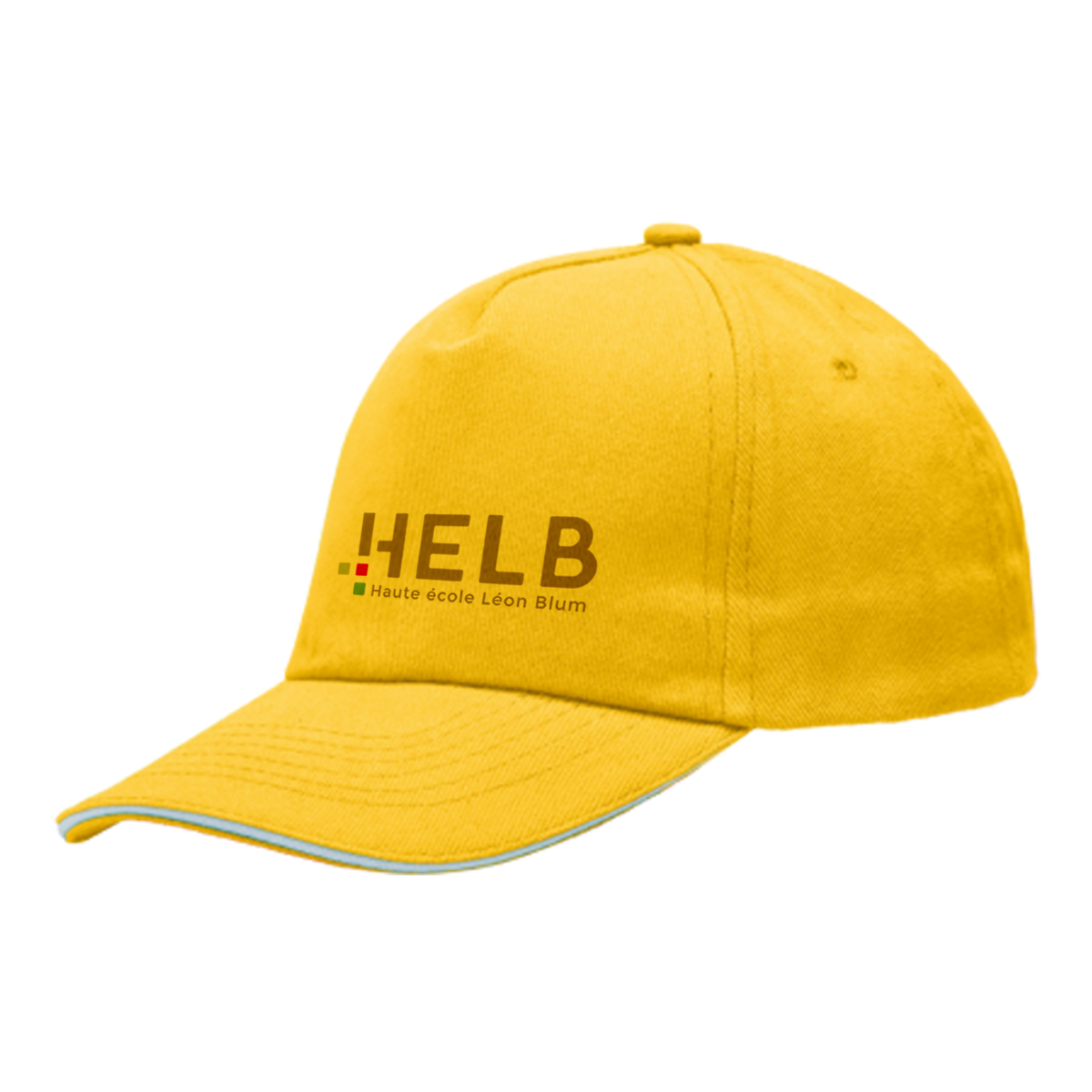 Cap de 5 painéis para adultos em algodão escovado, com fecho de velcro - Northampton