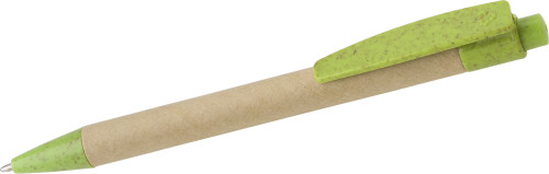 Eco-Friendly Cardboard and Wheat Straw Ballpen - Warblington