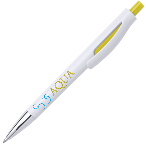 Two-color Designed Push-Up Ballpoint Pen - Barton-on-Sea