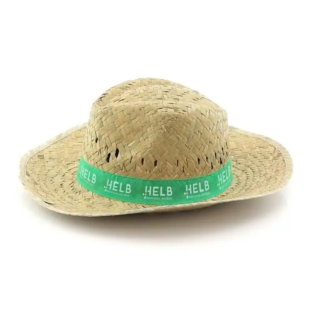 Greenish Natural Straw Hat - Hambledon