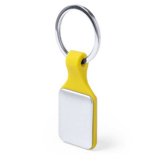 Silicone Body Keychain with Metal Plate - Durness