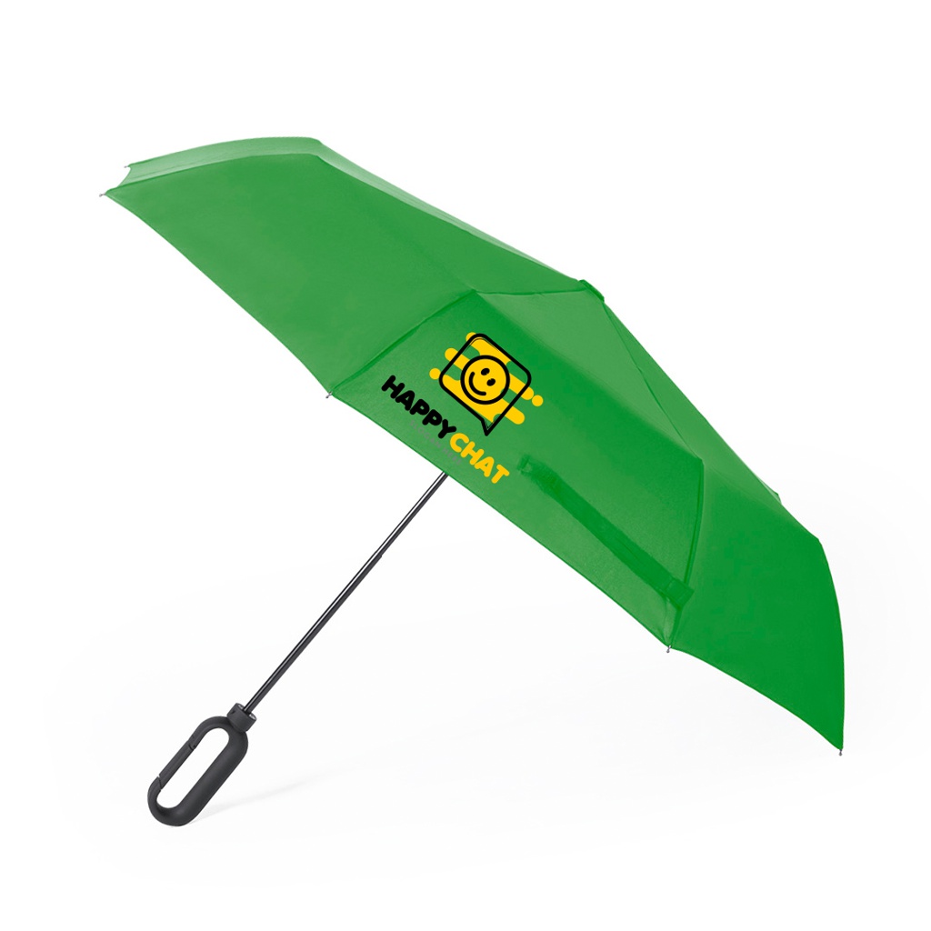 Regenschirm bedrucken mit Freihandgriff und Karabinerhaken 100 cm - Yagishiri