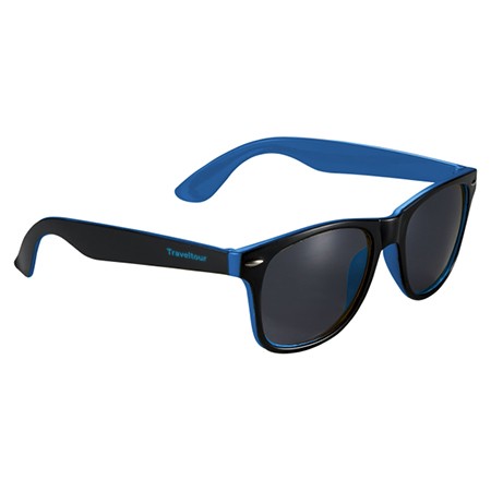 Retro Design Two-Tone Color Pop-Up Finish Sunglasses - Wick