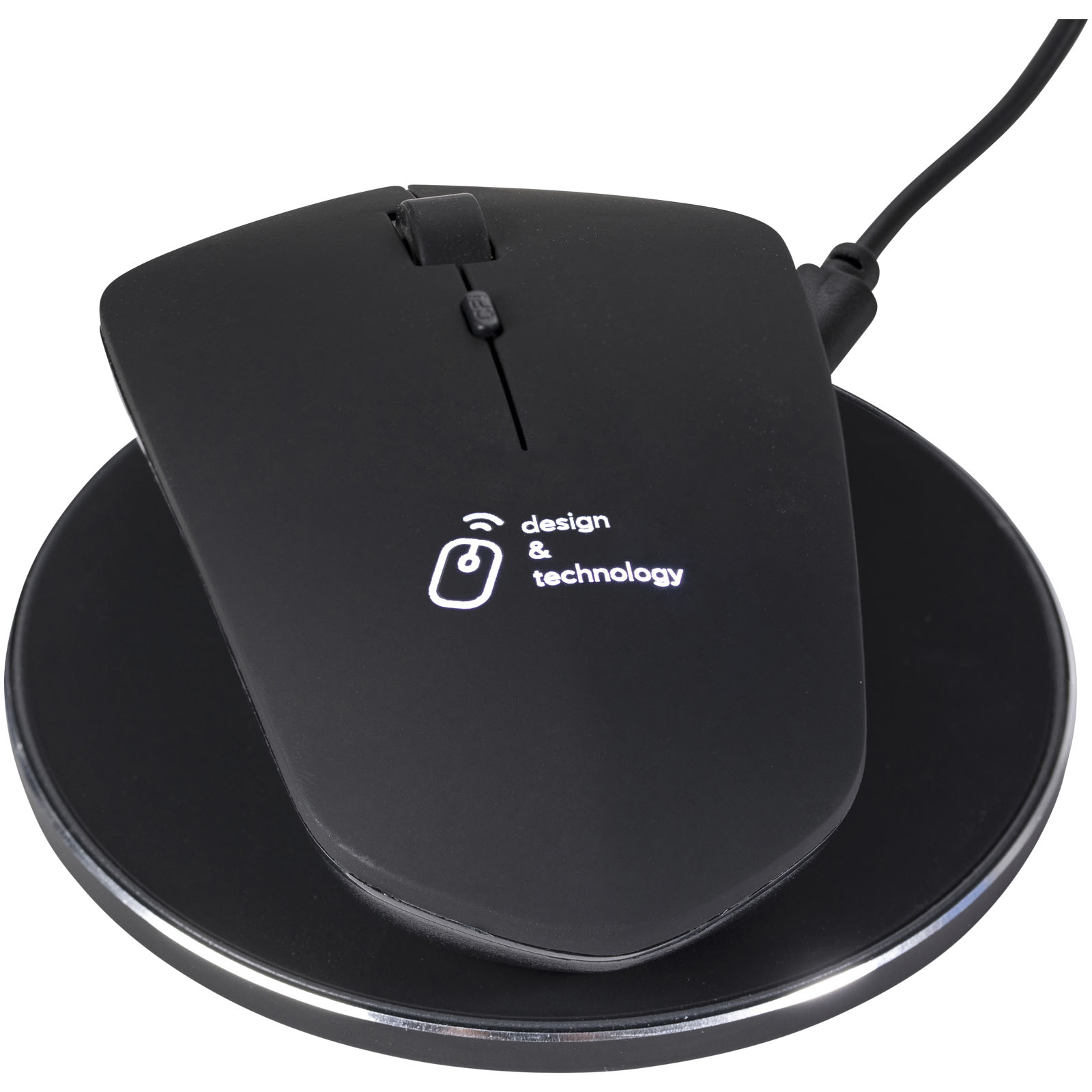 10W Induction Mouse with Wireless Base and Wireless Extension Cable - Greenwich