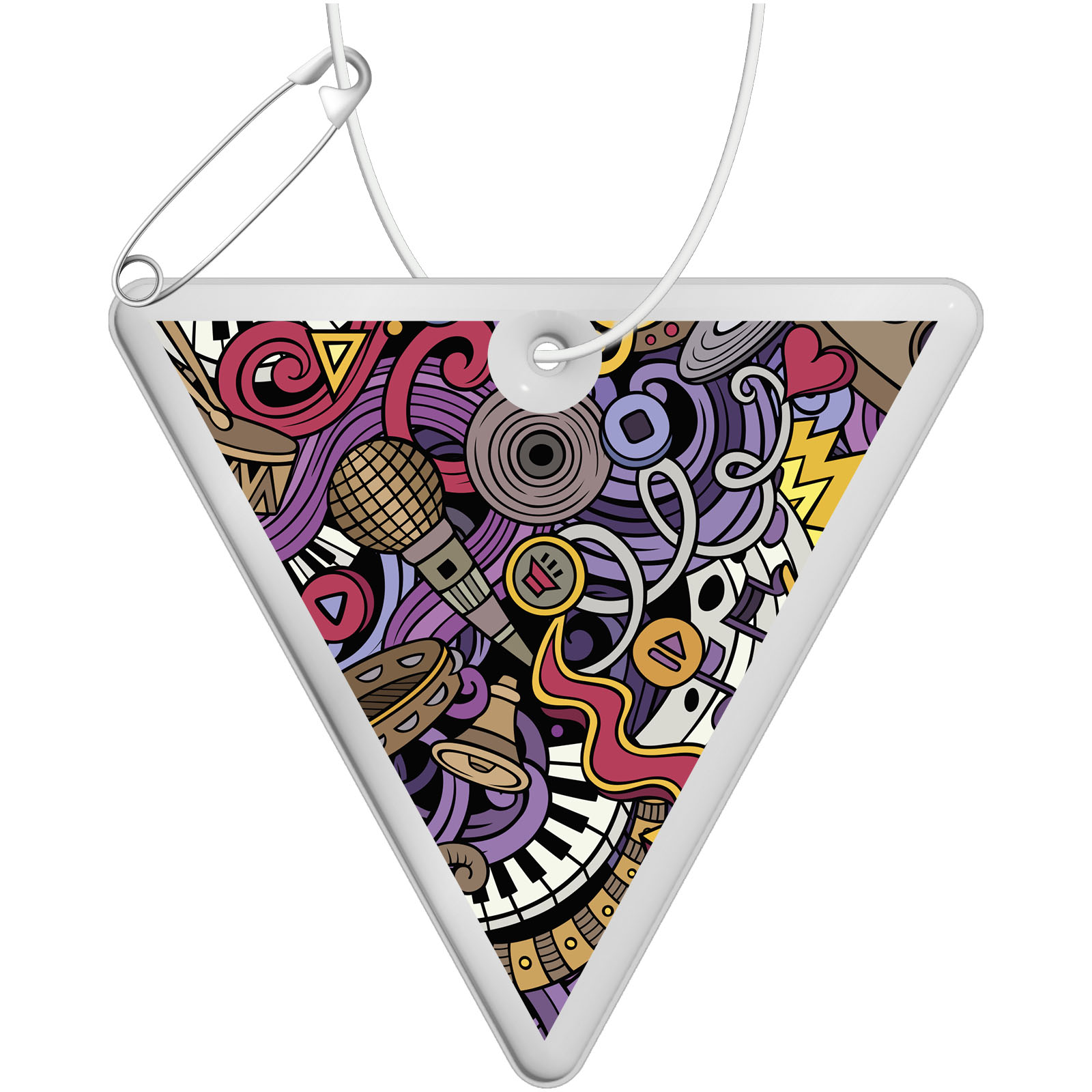 Reflective Safety Hanger - Exhall printed with logo