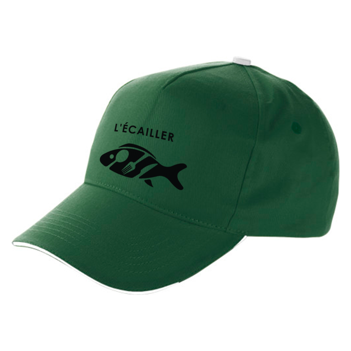 A cotton cap that has a sandwich peak and utilizes a velcro fastening technique. The color of this cap is stoneleigh. - St Albans
