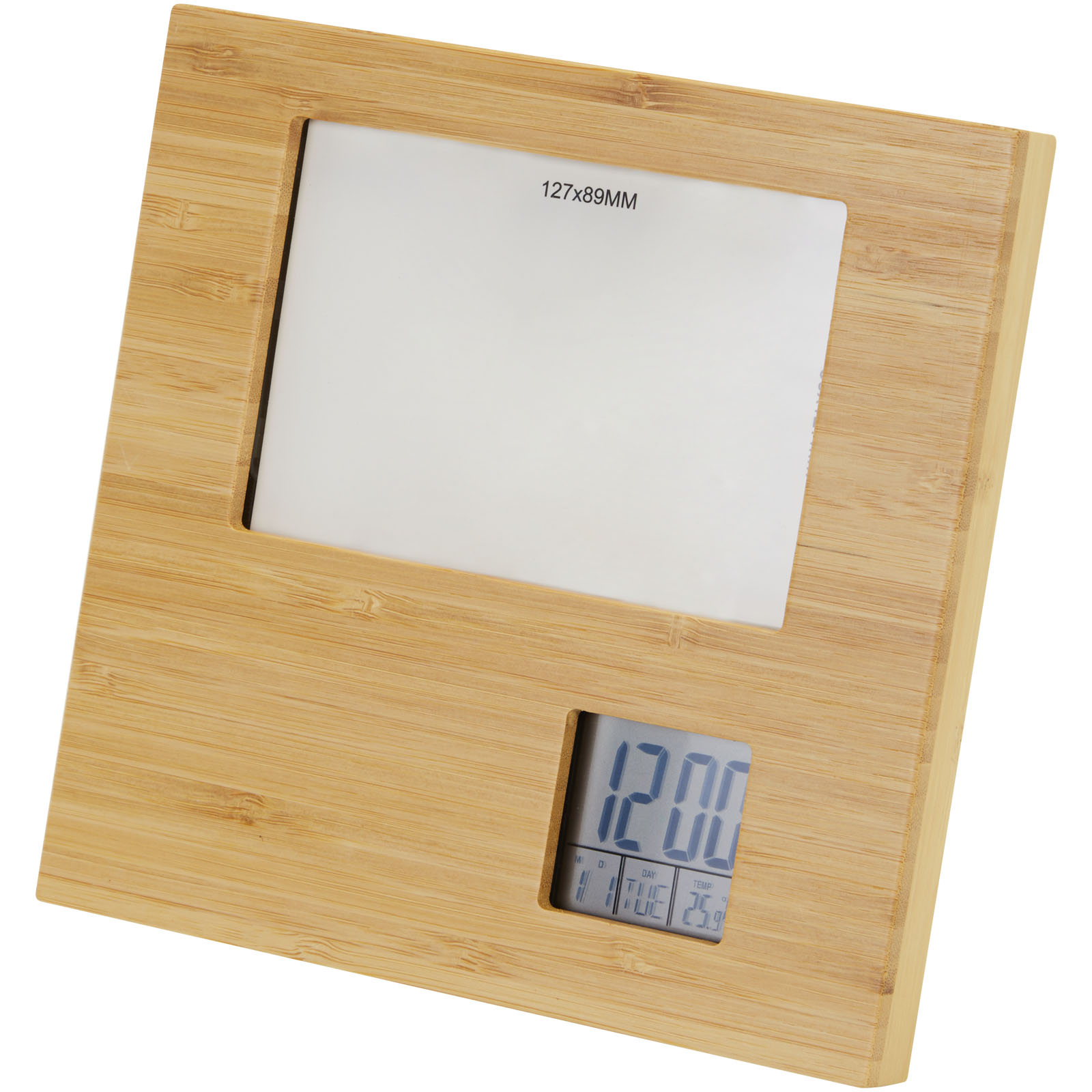 Bamboo Weather Station Photo Frame - Holne - Dunkeld