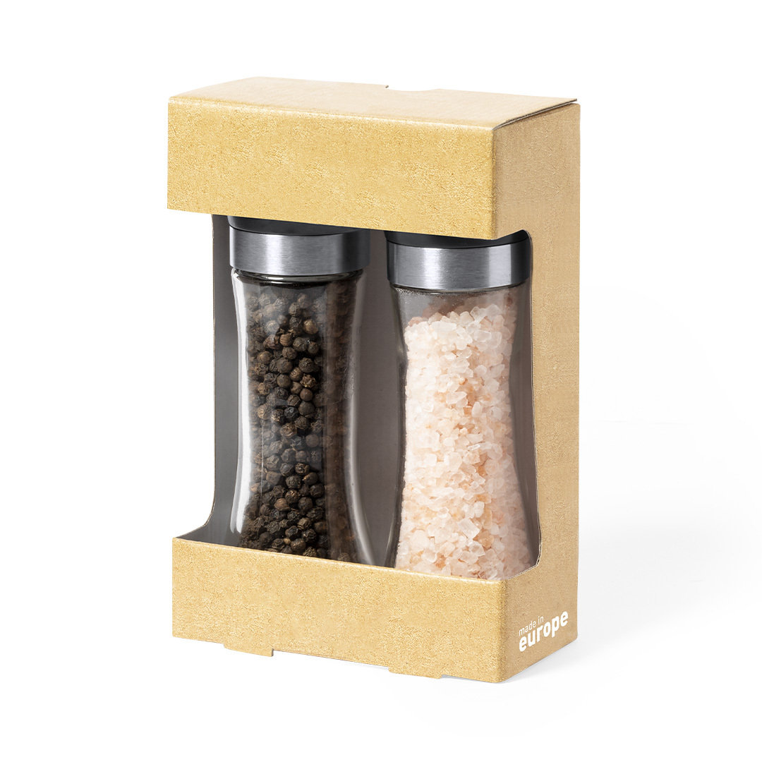 Himalayan Pink Salt and Black Pepper Mills Set - Waverton - Slough