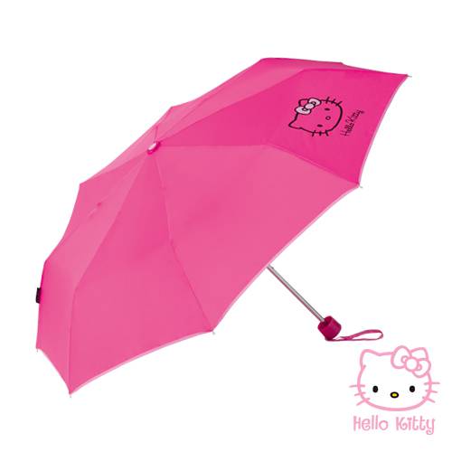 Taschenschirm bedrucken Pink Hello Kitty 98 cm - Okushiri