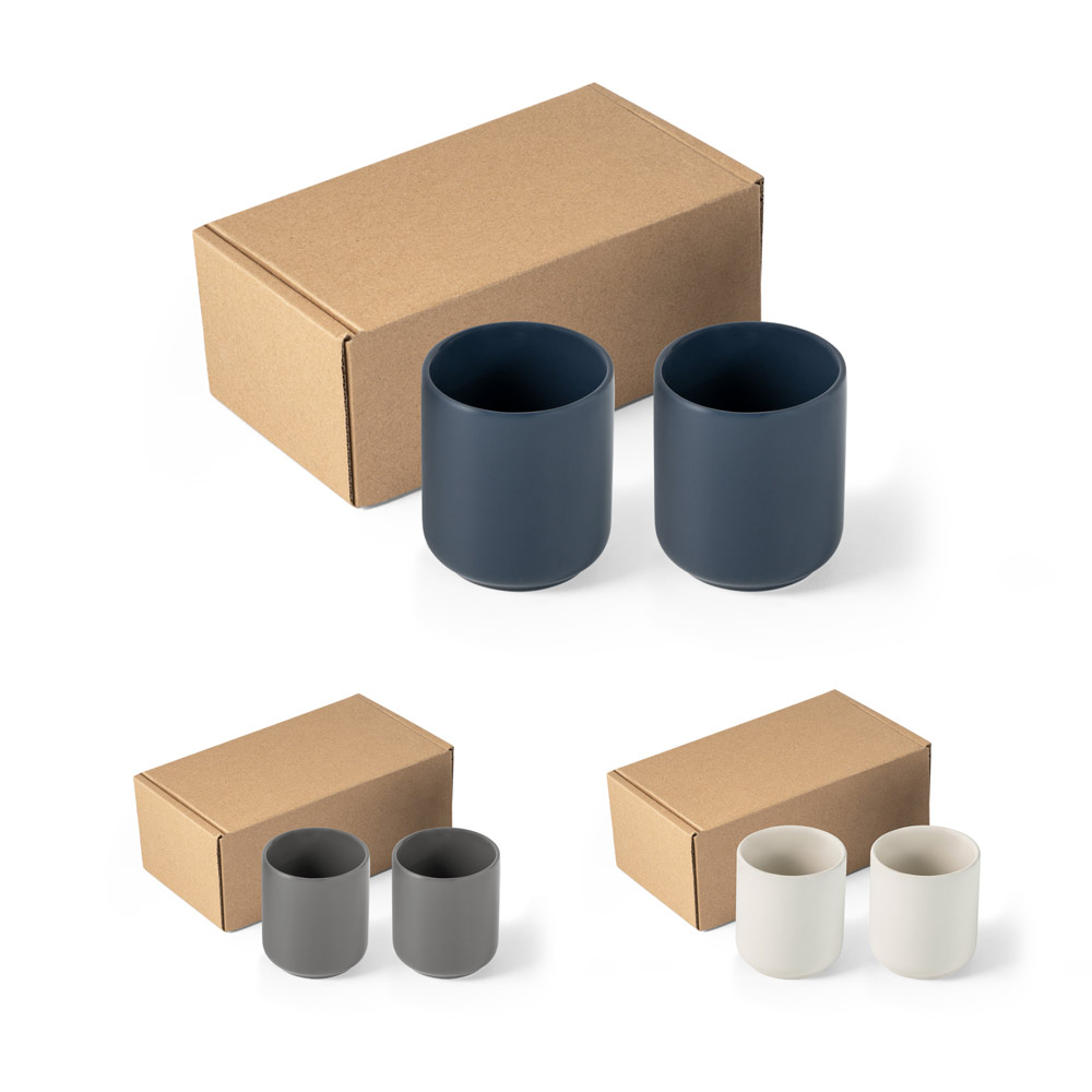 Set of Matte Ceramic Cups 280ml - Alfriston - Wandsworth