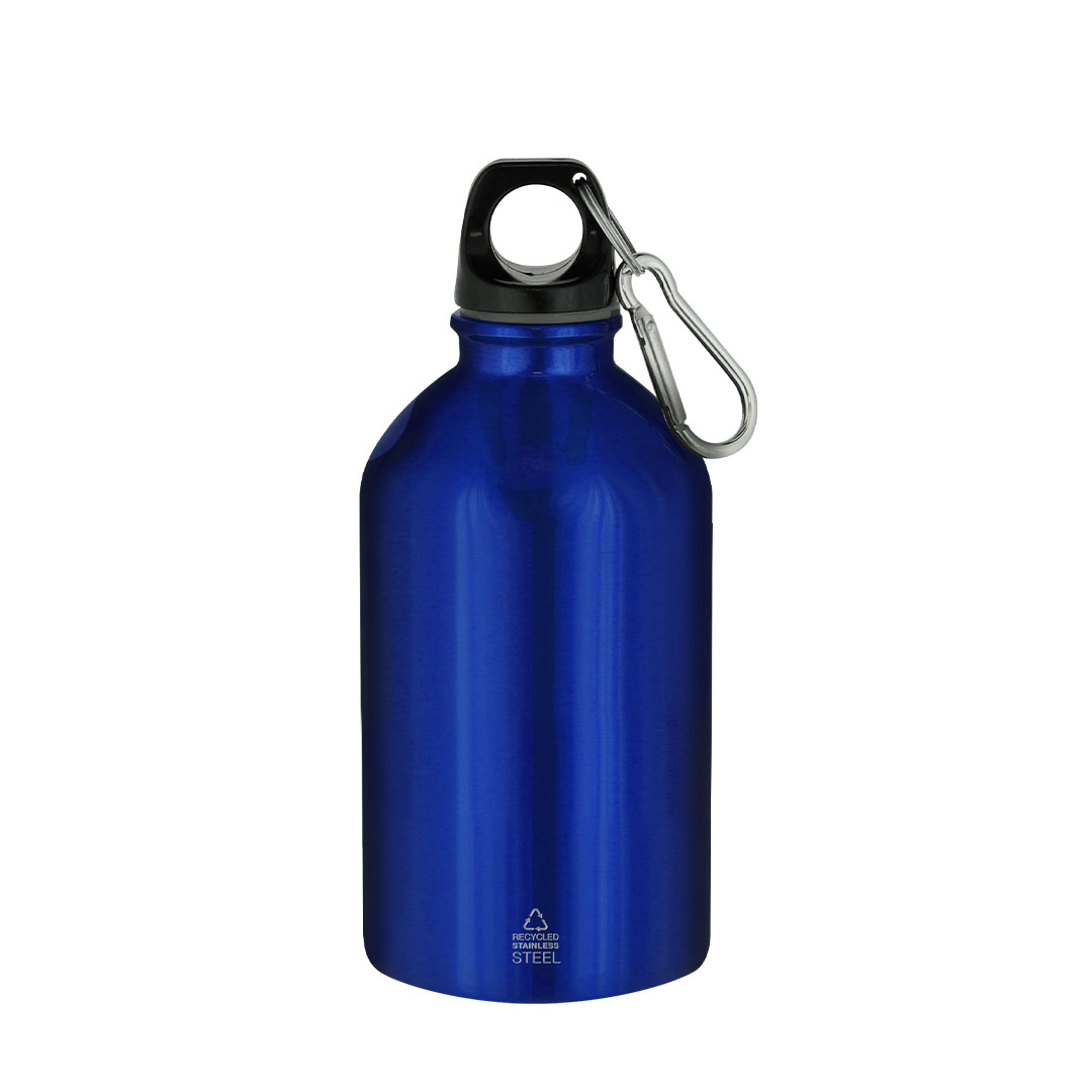 Recycled Stainless Steel Adventure Flask - Hersham printed with logo
