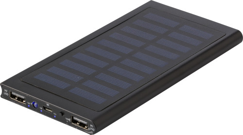 Solar Power Bank 8000 mAh - Newport Pagnell printed with logo