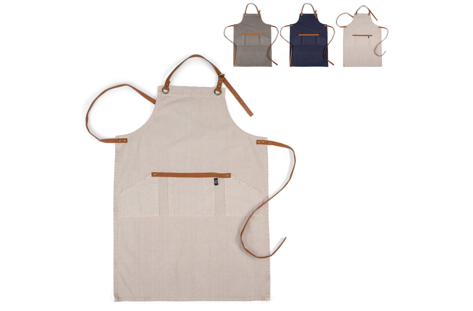 Nordic Minimalist Cotton Apron - Adlington