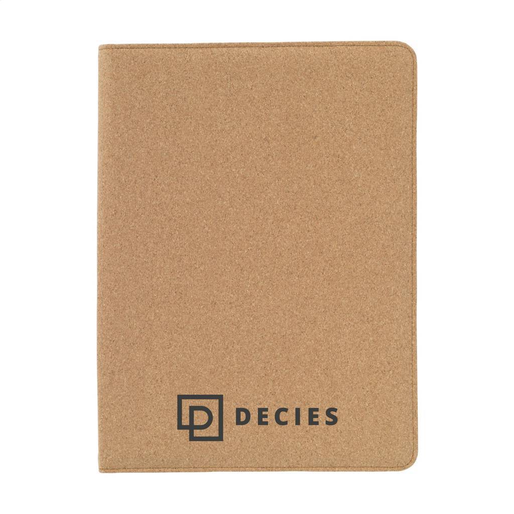 A Cork Cover A4 Conference/Document Folder with an Eco-friendly Ballpoint Pen - Skelmersdale