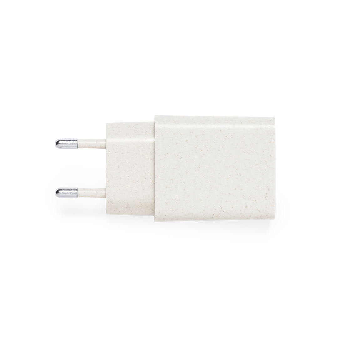 Quick Charge Wheat Straw USB Wall Charger - Huntingdon - Carrington