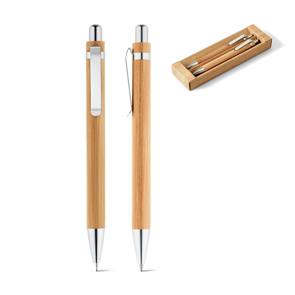 Bambus Stift Set