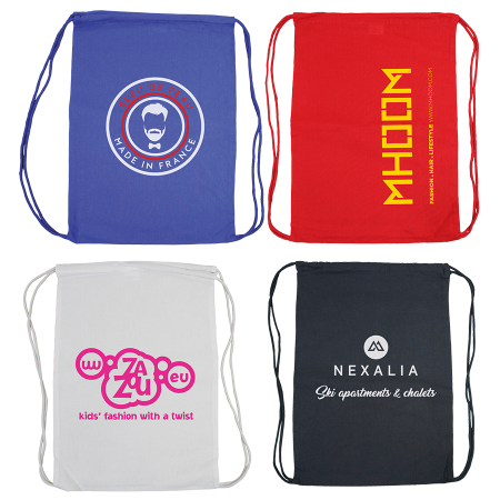 Mochila de algodón de colores con cordón - Cockermouth