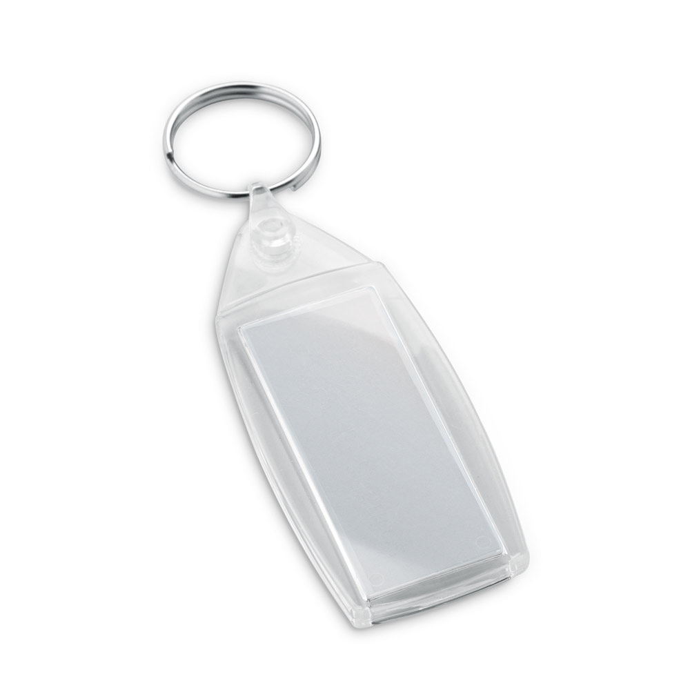 European Clear Rectangular PS Keyring - Kirby Wiske