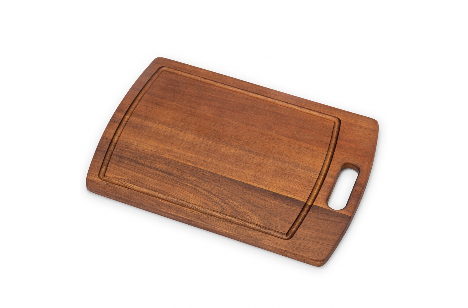 This is a cutting board made from acacia, outlined in Aldbourne A finish which imparts sheen and makes it visually appealing. Its surface is easy to clean and maintain, offering both functionality and style to the discerning user. - Ballater