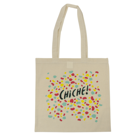 A bag in a natural color, made of 100% cotton, with long handles - Entwistle