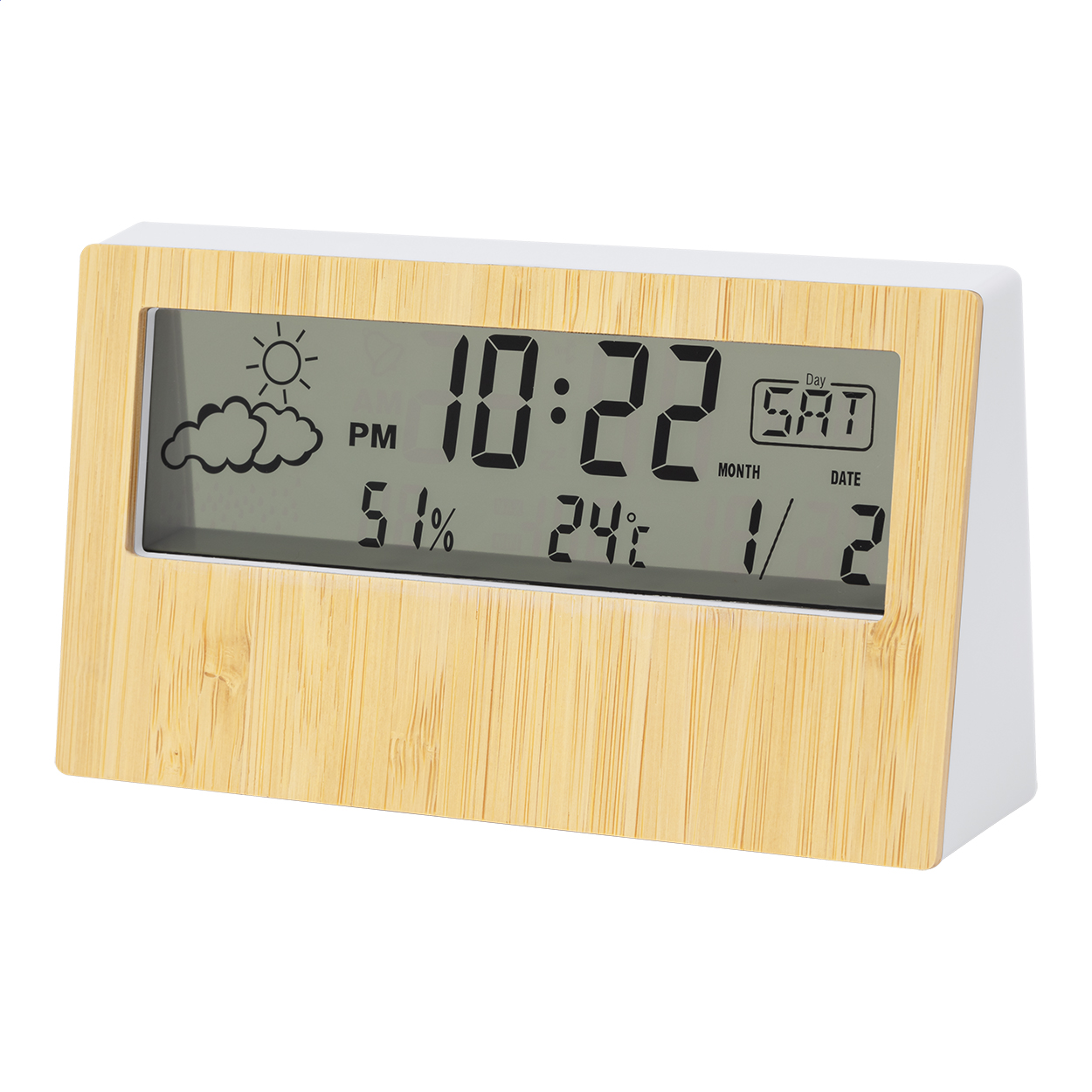 Bamboo Digital Weather Station - Altcar printed with logo