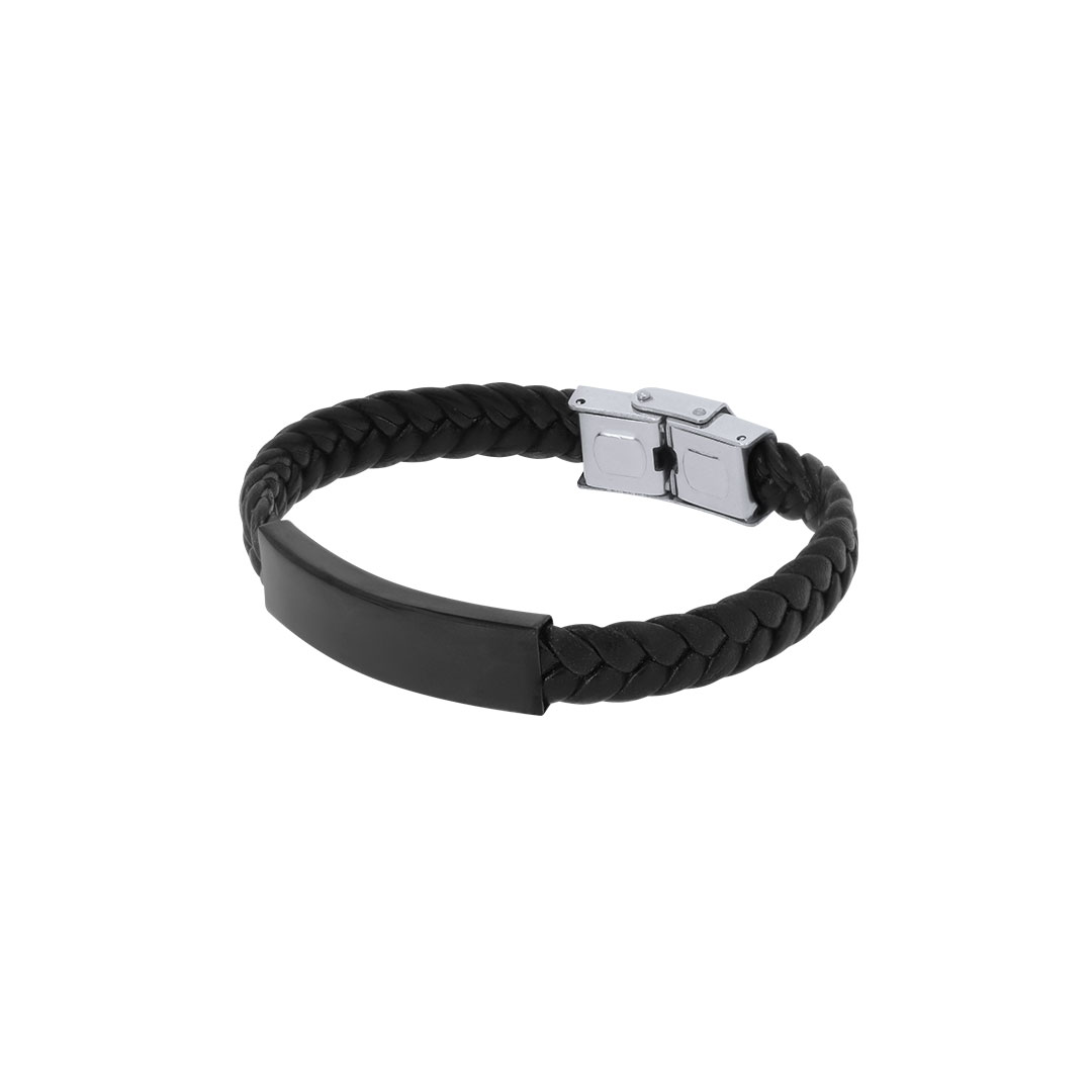 Eclipse Steel Leather Bracelet - Guildford