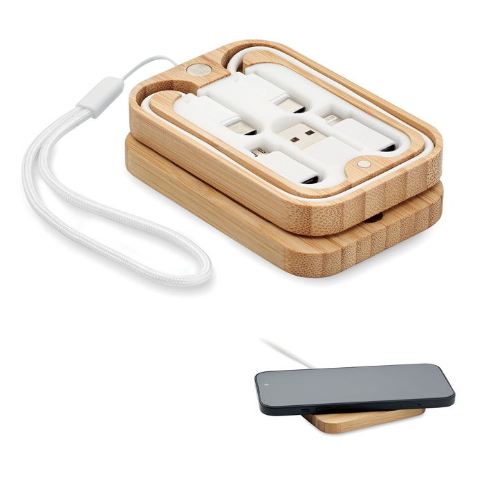 BambooCharge 15W Wireless Charger - Rubery