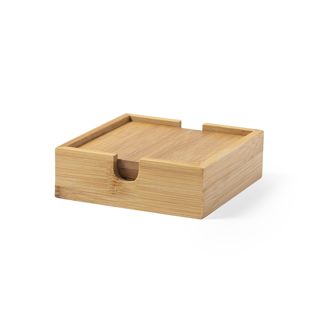 Eco Bamboo Coaster Set - Ayston - West Kirby
