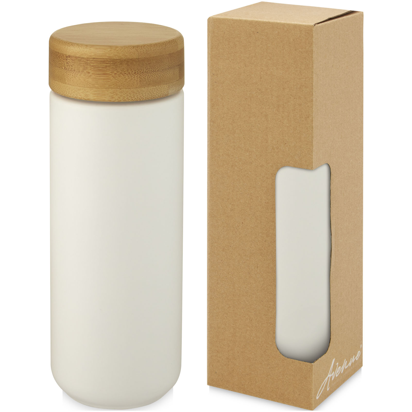 Ceramic Tumbler with Bamboo Lid 300ml - Mossley
