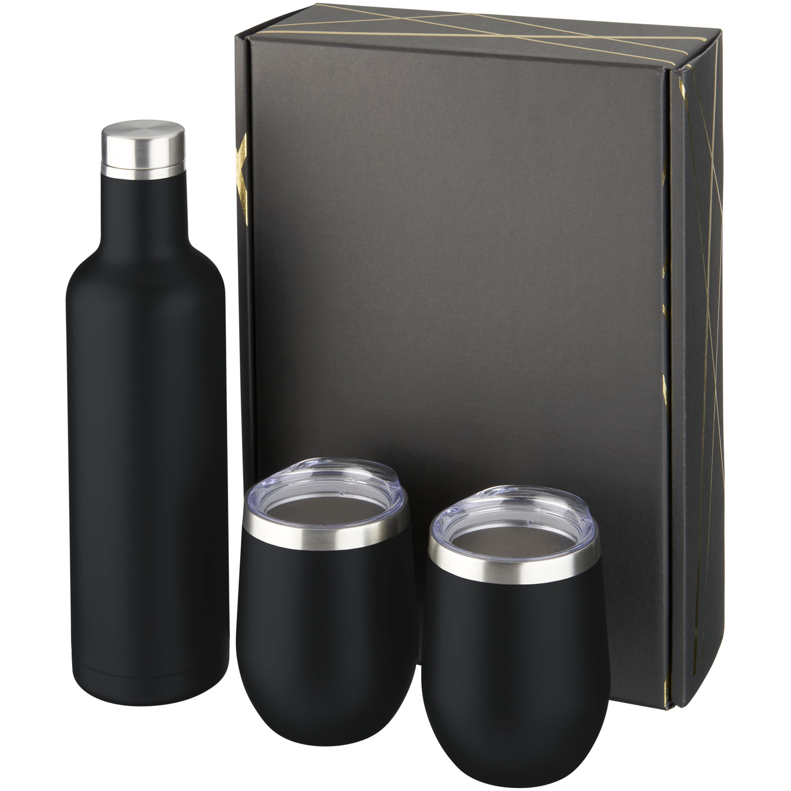Copper Vacuum Insulated Bottle and Cup Gift Set - Chattisham - Nantwich