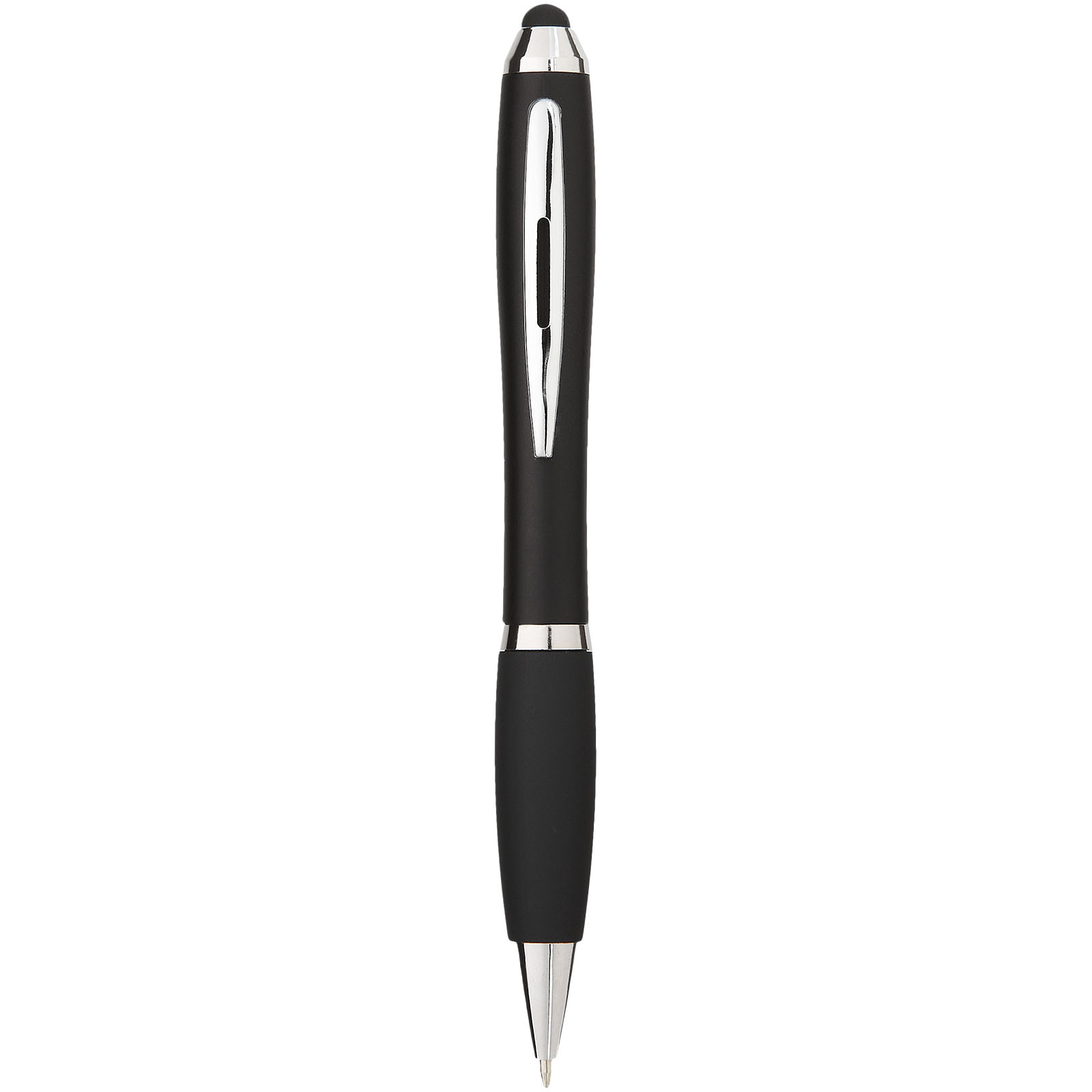 Nash farbiger Stylus-Kugelschreiber mit schwarzem Griff - Mauer