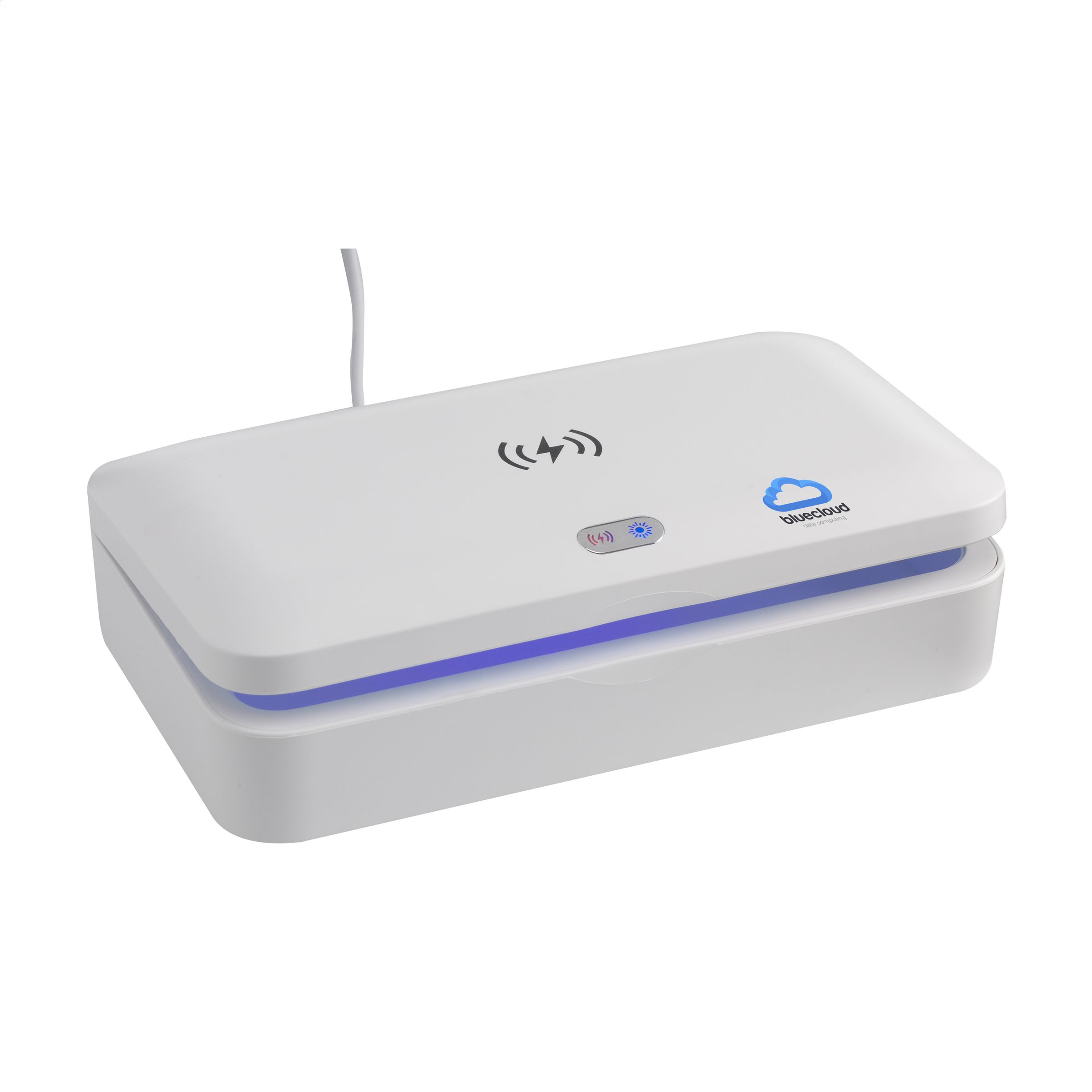 The Burgh by Sands Multifunctional UV-C Sterilizer Box also comes with a wireless 5W charger. This product not only effectively sterilizes your items with UV-C light but also wirelessly charges them, providing two essential features in one convenient package. - Rutland