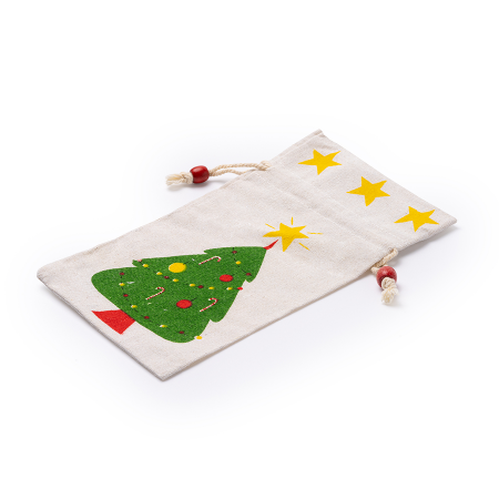Festive Tree Cotton Gift Bag - Keighley