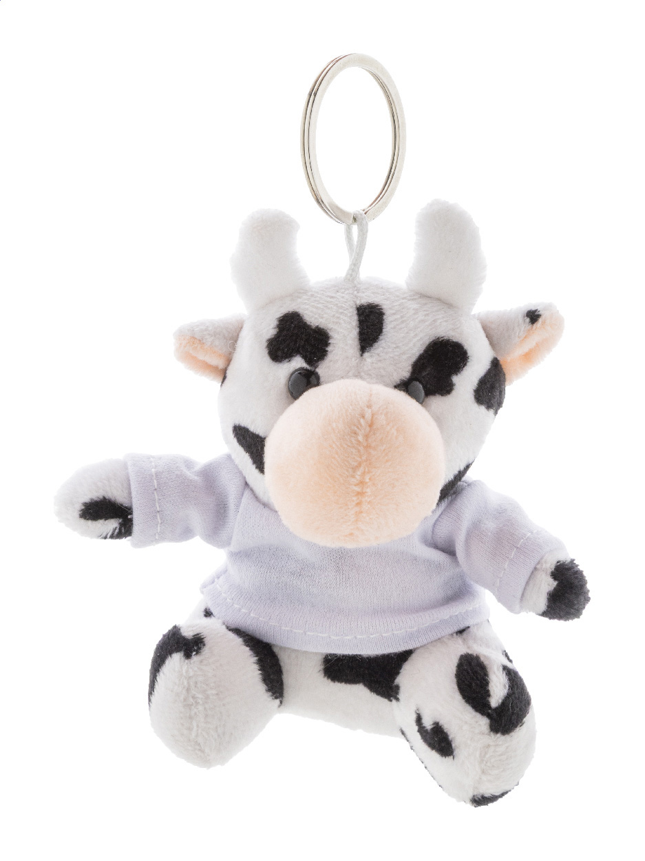 CuddleKey: Plush Cow Keychain with T-Shirt - Mold