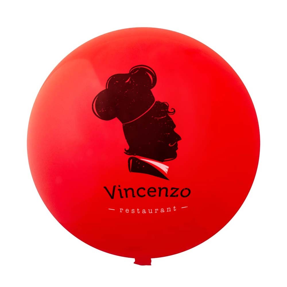 Personalisierter Riesenballon 170 cm Ø 55 cm