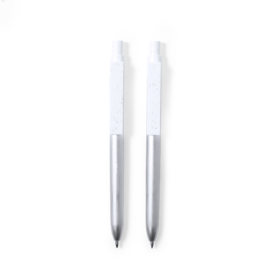 Eco-Recycled Metallic Pen Set - Brereton - Walkerburn