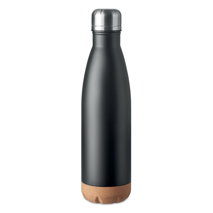 Double Wall Stainless Steel Vacuum Bottle with Cork Base 500ml - Bedhampton