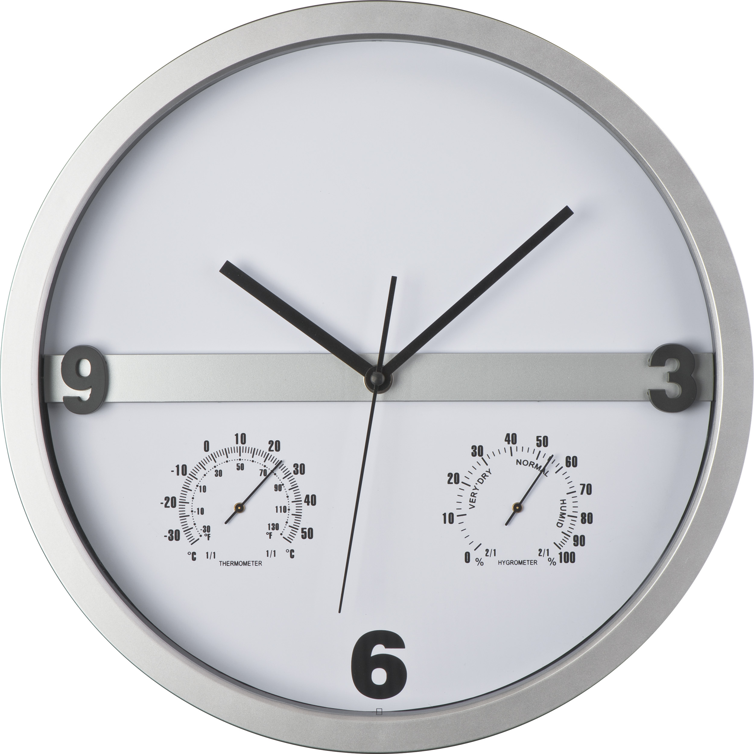 Half-Face Imprint Wall Timepiece (35 cm) - Tarrant Hinton