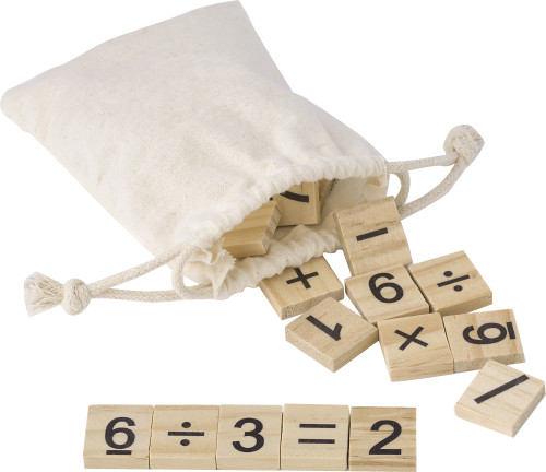 an educational game set made from pinewood - Liverpool John Lennon Airport