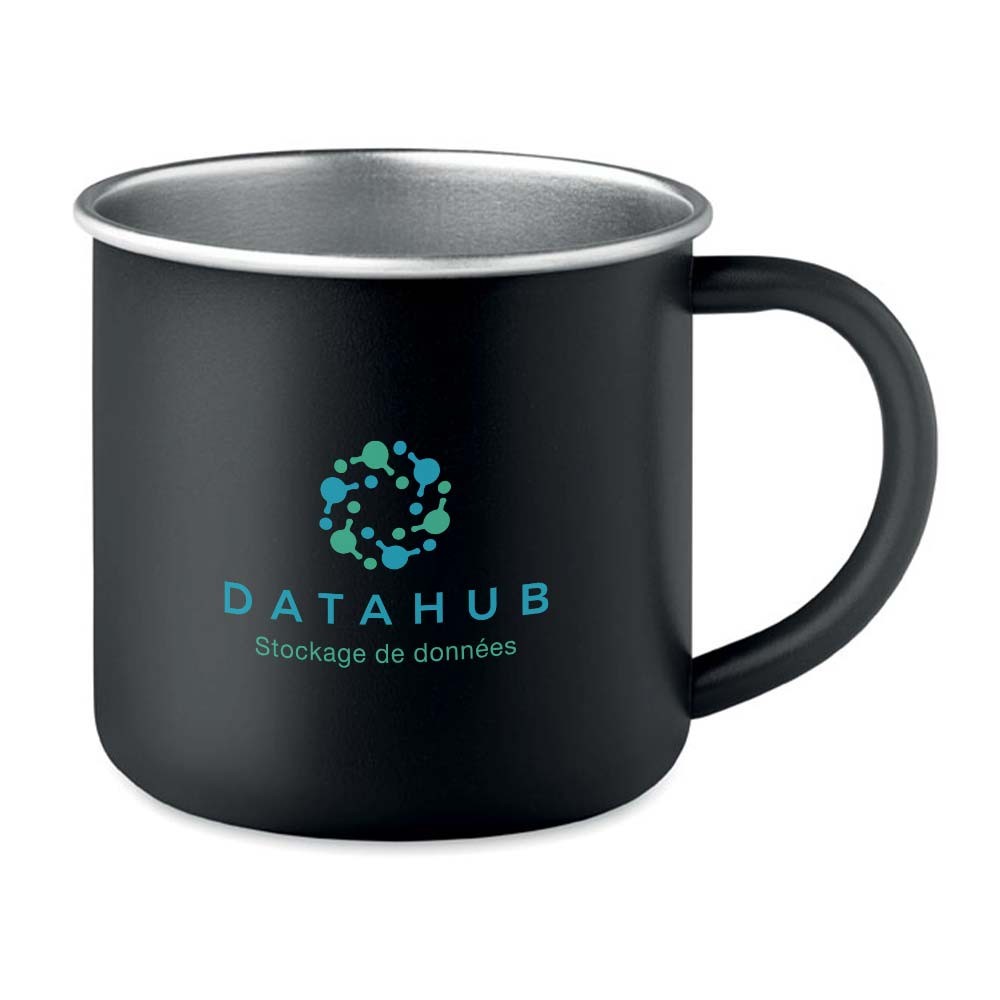 Mug en acier inoxydable recyclé - Llanelli