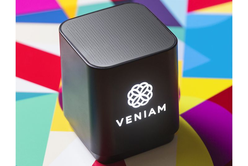 LED Bluetooth Speaker with Laser Printing - Ibsley